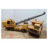 1950s Dump Truck & Crane Truck