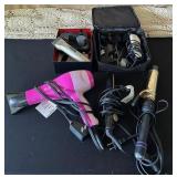 Hair Dryer Curling Iron and Clippers