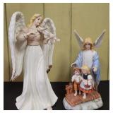 Angel Figurines & music box