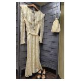 Dress, purse, jewelry, shoes