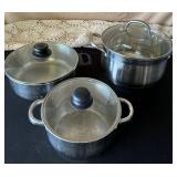 Cooking Pots with lids