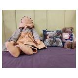 Boyd's Bear and Handmade Doll