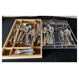 Stainless Flatware and Trays