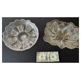 Glass Pedestal Candy Dish & Bowl