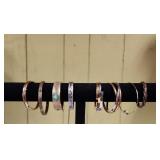 Costume Jewelry, bangle bracelets (8)