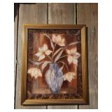 Framed Floral Bouquet Picture