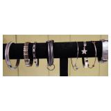 Costume Jewelry, bangle bracelets (8)