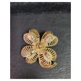 Four Leaf Clover Brooch