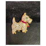 Scottie Dog Brooch