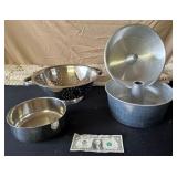 Stainless & Metal Bowl, Strainer, Bunt Pans