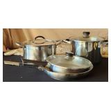 Stock Pots (2) Frying Pans (2)
