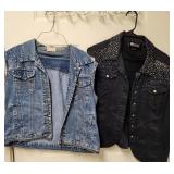 Demin Vests (2) sizes in photos