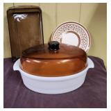 Anchor Hocking Roaster & Pyrex Baking Dish
