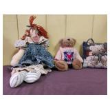Boyd's Bear, Pillow & Rag Doll