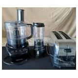 Toaster, Blender, Food Chopper