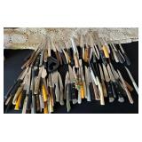 Kitchen Knifes, various sizes & makers