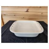 Longaberger Pottery Square Baking Dish