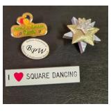 Lapel or Organizational pins