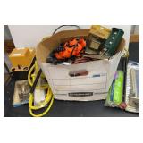 Box of Miscellaneous Garage Items