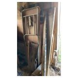 Folding Table, Scrap Lumber & Table Top