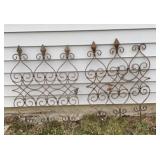 Wrought Iron Like Landscape Panels