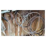 Horse Shoes, Drain Snakes, Branch Saw