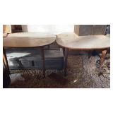 (2) 42in Rd Library Tables