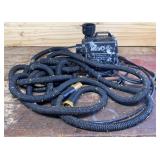 Water Garden Pump & Flex Garden Hose