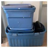 Miscellaneous Totes & Trash Can