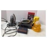 Digital Alarm Clocks, Iron, Flashlight