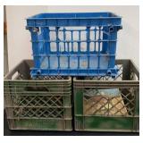 Plastic Milk Crates