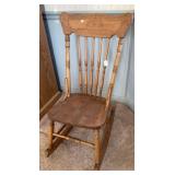 Antique Oak Rocking Chair