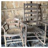 Rocking Chair & Eastlake Style Chair
