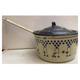 Antique Enamel Pan
