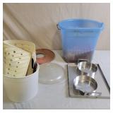 Stainless ? Tray, Bucket, Glass Lid & More