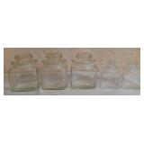 5 Glass Seed Jars From Hardware Store