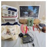 Plastic Storage Baskets, Candles & Surprises