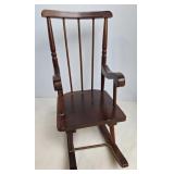 Wooden Doll or Bear Rocking Chair