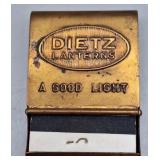 Dietz Lanterns Metal Matchbook Holder, Vintage