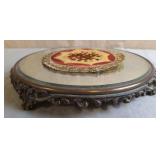 Beveled Glass Mirror Plateau