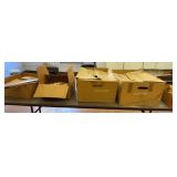 Boxes of Wood Pieces