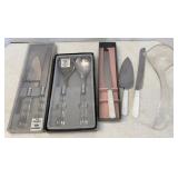 Glass & Plastic Handle Serving Sets