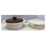 Vtg Fire King Baking Dishes