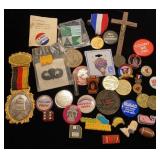 Buttons, badges, crocs jibbets, pins