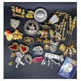 Various pins