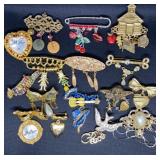 Dangle pins