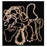 Shell necklaces