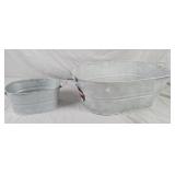 Galvanized Oval Tubs