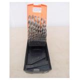 Hertel 1/16" to 1/2" Drill Bit Set.