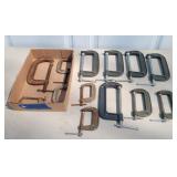 C-Clamps 6"- 4" & 3"